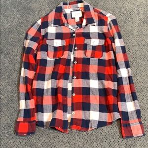 Forever 21 checkered lightweight flannel